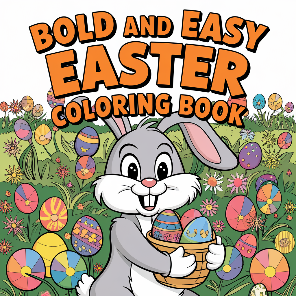 Bold & Easy Easter Coloring Book