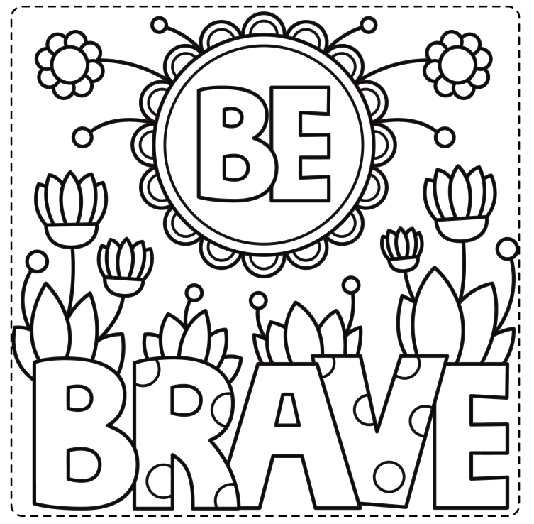 Beginner Inspirational Coloring Pages