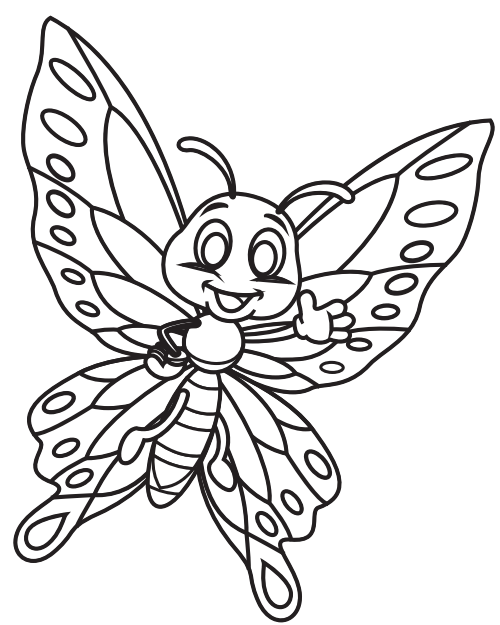 Butterflies Coloring Pages