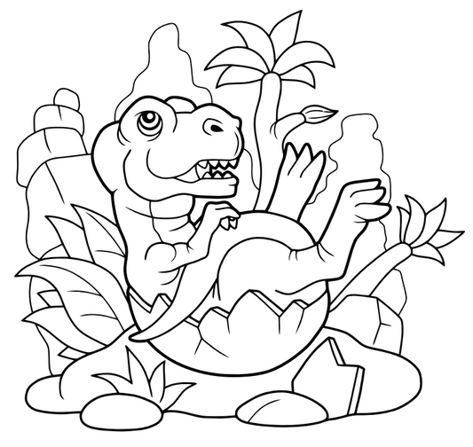 Dinosour Coloring Pages